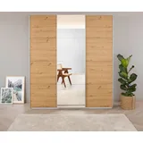 Rauch Schwebetürenschrank Koluna 203 x 229 x 62 cm Beige