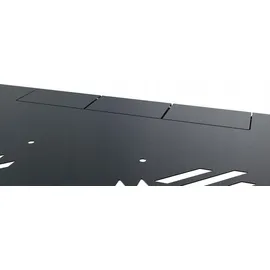 Stalflex Serverschrank, Netzwerkschrank 19" 12U, 450mm, Glastür Schwarz