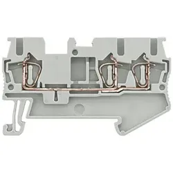 Siemens 8WH20030AF00 Durchgangsklemme mit Zugfederanschluss, 3 Anschlussstellen - 50 Stück