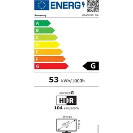 Samsung UE43DU7170 43" Crystal UHD 4K DU7170 (EU-Modell)