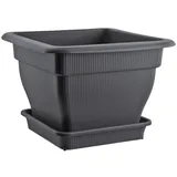 Buri XXL Blumentopf 60 x 60 cm grau