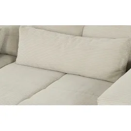 Möbel Kraft Couch Stoff 3-Sitzer Grau