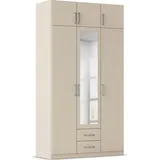 Rauch Wäscheschrank GAMMA 136 x 248 x 54 cm Beige