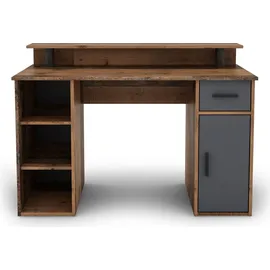 byLIVING Schreibtisch Diego old wood optik/anthrazit