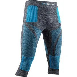 X-Bionic Energy Accumulator 4.0 3/4 Baselayer-hose - Dark Grey Melange / Blue - 2XL