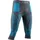 X-Bionic Energy Accumulator 4.0 3/4 Baselayer-hose - Dark Grey Melange / Blue - 2XL