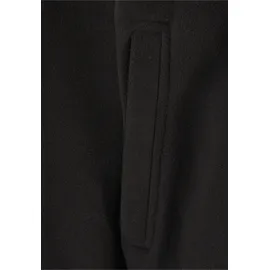 URBAN CLASSICS Basic Polar Fleece Troyer Schwarz 3XL