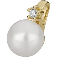 Orolino Anhänger 585 Gold mit Brillant 0,03ct. + Perle 6,5-7mm