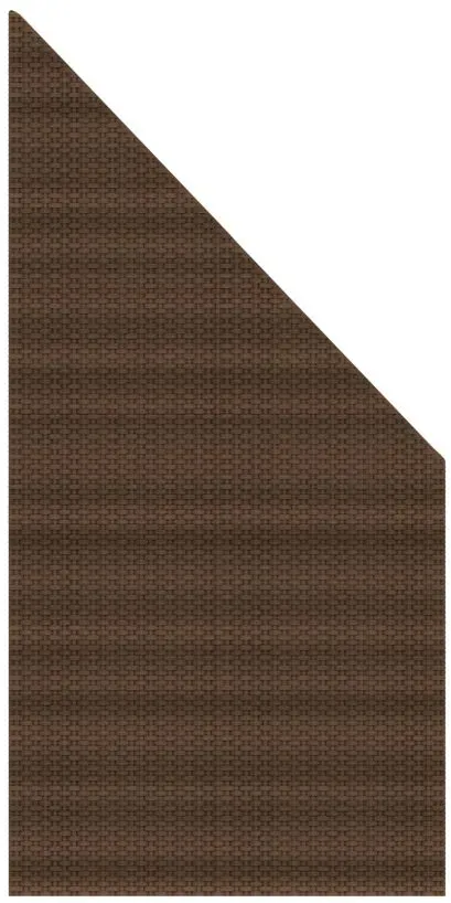 TraumGarten Sichtschutzzaun WEAVE Mocca Anschluss Sichtschutz