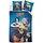 COFI Naruto Bettwäsche Set blau 140 x 200 cm + 63 x 63 cm
