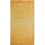PAD Teppich PAD "GLAM", gelb, B:170cm H:9mm L:240cm, Kunstfaser, Viskose, Teppiche, Teppich, handgewebt, leichter Schimmer, gestreift, Wohnzimmer