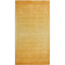 PAD Teppich PAD "GLAM", gelb, B:170cm H:9mm L:240cm, Kunstfaser, Viskose, Teppiche, Teppich, handgewebt, leichter Schimmer, gestreift, Wohnzimmer