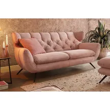 KAWOLA 2,5-Sitzer Charme Cord rosa