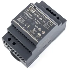 MeanWell MEAN WELL HDR-60-24 Hutschienen-Netzteil (DIN-Rail) 24 V/DC 2.5 A 60 W Anzahl Ausgänge:1 x Inhalt 1 St.