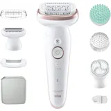 Braun Silk-épil 9 SkinSpa 9-080 Weiß/Rosa