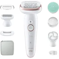 Braun Silk-épil 9 SkinSpa 9-080 Weiß/Rosa