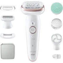 Braun Silk-épil 9 SkinSpa 9-080 Weiß/Rosa