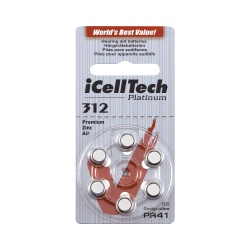 iCellTech ICT 312 Hörgerätebatterien