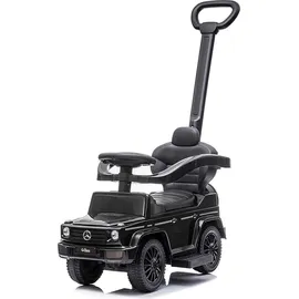 SUN BABY Rutscher Rutschauto Rutschfahrzeug Kinderauto mit Stange Spielzeug ab 1 Jahr Mercedes Benz G350d schwarz - Schwarz
