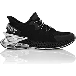 Sneaker PLEIN SPORT "Thunder Force Genx", Gr. 44, 0291, schwarz, nickel, Schuhe