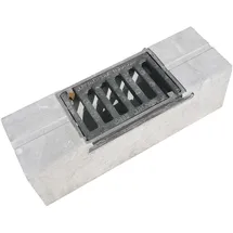 Diephaus Schlitzrinne Entwässerungsschacht Grau 50 x 16 x 16 cm