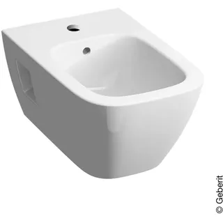 Geberit Renova Plan Wandbidet teilgeschlossene Form mit Überlauf