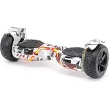 ROBWAY X2 Offroad-Hoverboard fürs Gelände, Erwachsene und Kinder, 8,5 Zoll, App, Bluetooth, 700 Watt (Metro Camo, Offroad)