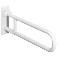 HEWI Serie 801 Stützklappgriff 70 cm, drehbar, Accessoires, reinweiß