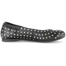 Gabor Leder-Ballerinas in schwarz | 39