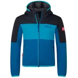 TROLLKIDS Sogndal Fleecejacke Alpine Blue/Pool Blue/Black 122