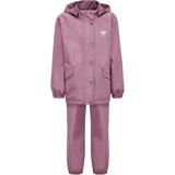 hummel hmlREVA wasserdichter Regenanzug Kinder dusky orchid 122