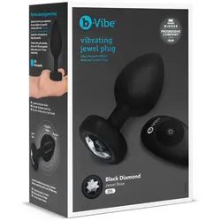 Vibrator B-Vibe Vibrating Jewel Schwarz XXL