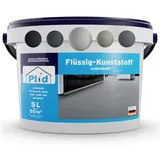 plid Bodenversiegelung Flüssigkunststoff Innen & Außen - Bodenbeschichtung - Flüssig PVC, Wasserfest grau 5 l