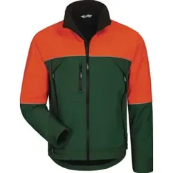 Waldarbeiter-Softshelljacke SANDDORN Gr.XXL grün/orange ELYSEE
