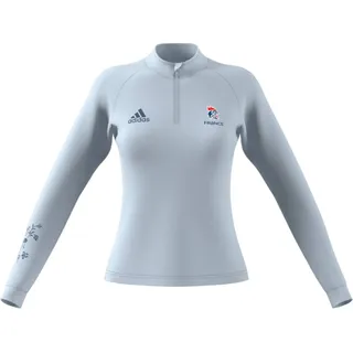 adidas Damen Ffhb 1/4 Zip W Langarmshirt, Azuhal, XS - XS