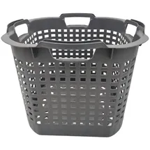 Buri - Wäschekorb Set Universalkorb vers Farben Stapelkörbe Gartenkörbe Korb robust - dunkelgrau, 1 Stück