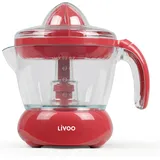 LIVOO DOD131RC Elektrische Zitruspresse rot