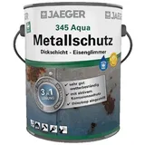 Jaegerlacke Metallschutzlack 345 Dickschicht 2,5 l türkis matt