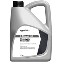 Amazon Basics 4-Takt-Motorrad- und Gartengeräteöl, 4 L, 10W-40