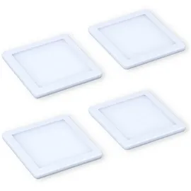 Kalb LED Einbaupanel 4er Set weiß