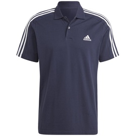 adidas Herren Polo Shirt (Short Sleeve) M 3S Pq Ps, blau