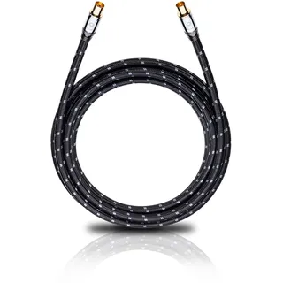 Oehlbach 22521 XXL Transmission Ultra Antennenkabel Koax Stecker - Koax Buchse 2,2 m