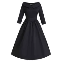 Dolly and Dotty A-Linien-Kleid Ruth Schwarz Vintage Retro Rockabilly schwarz M