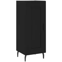 VidaXL Sideboard Schwarz 34,5x34x90 cm Holzwerkstoff Vidaxl