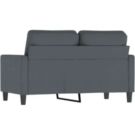 vidaXL 2-Sitzer-Sofa Dunkelgrau 120 cm Samt
