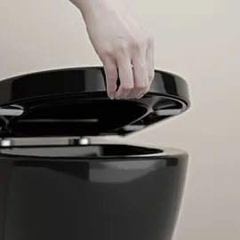 Bernstein WC-Sitz U1002 Schwarz glänzend