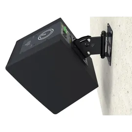 intusonic VESA75-100PRO-B Lautsprecherhalterung schwarz