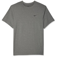 Nike Herren Df Uv Hyverse Ss T-Shirt, Obsidian/Htr/Black, XXL