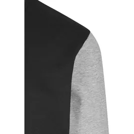 URBAN CLASSICS 2-tone College Sweat Jacke Black / Gray M