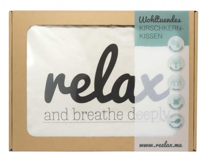 Insieme Kirschkernkissen - Relax and breathe deeply